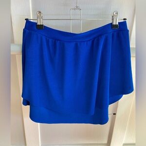 Royal blue pull on SAB style ballet skirt